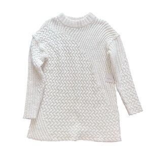 Brand New Free People We The Free Chunky Crew Neck Ivory Sweater‎ Size XS